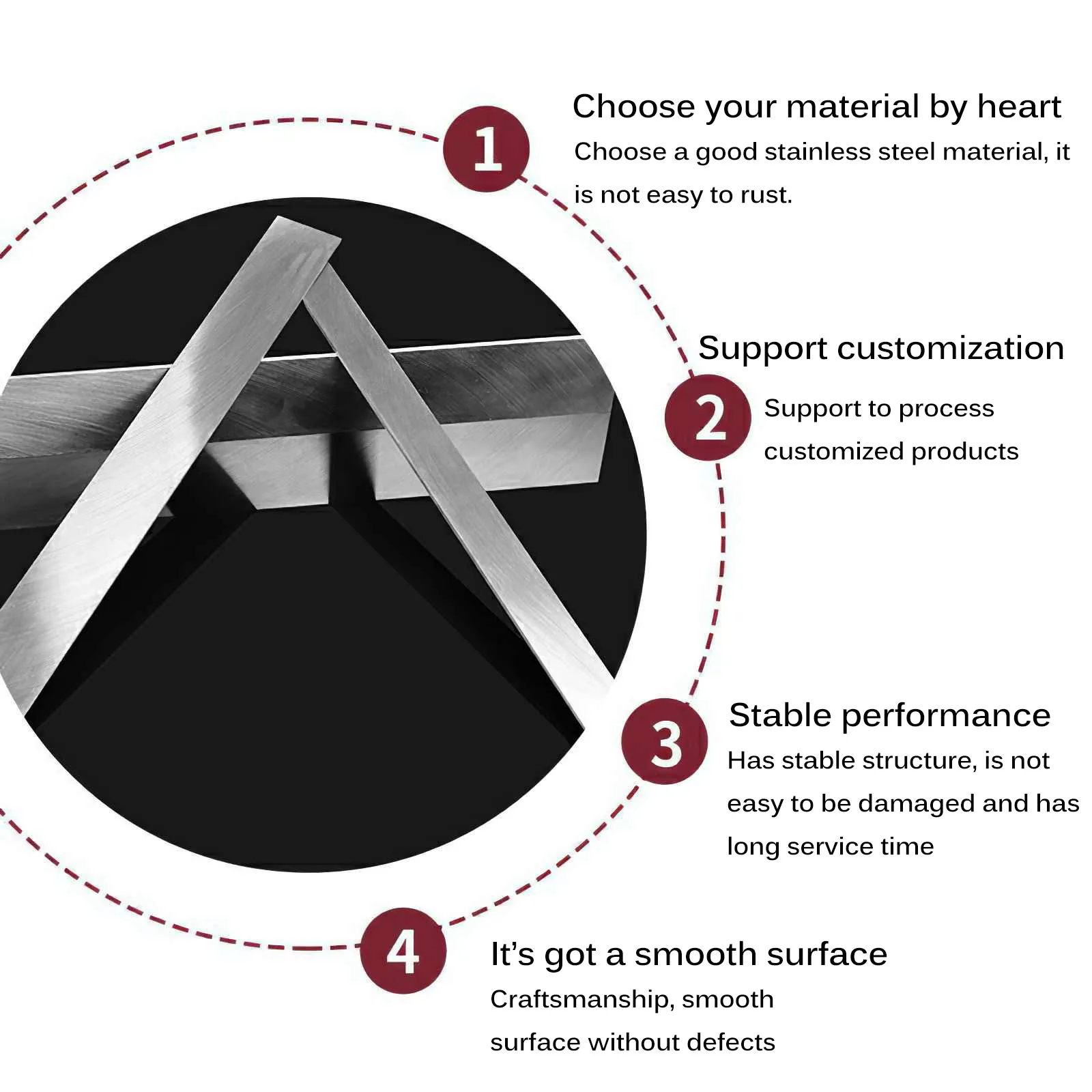 Стальной нож из быстрорежущей стали высокой прочности 20*2*0 3 см быстрорежущие