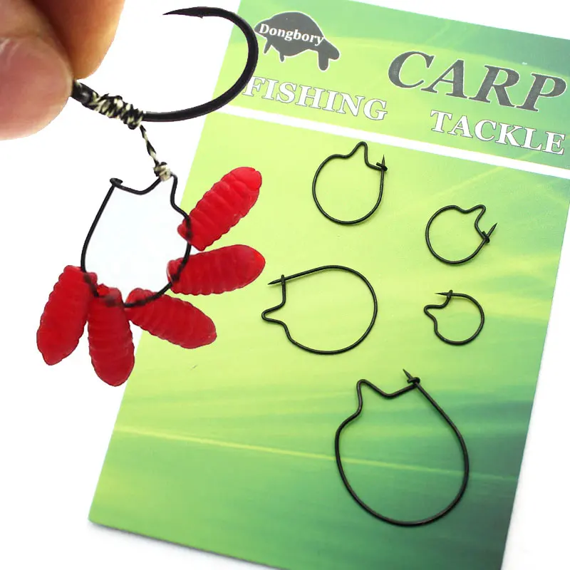 20 шт. Аксессуары для рыбалки на карпа зажимы личинки кормления булавка Спайк