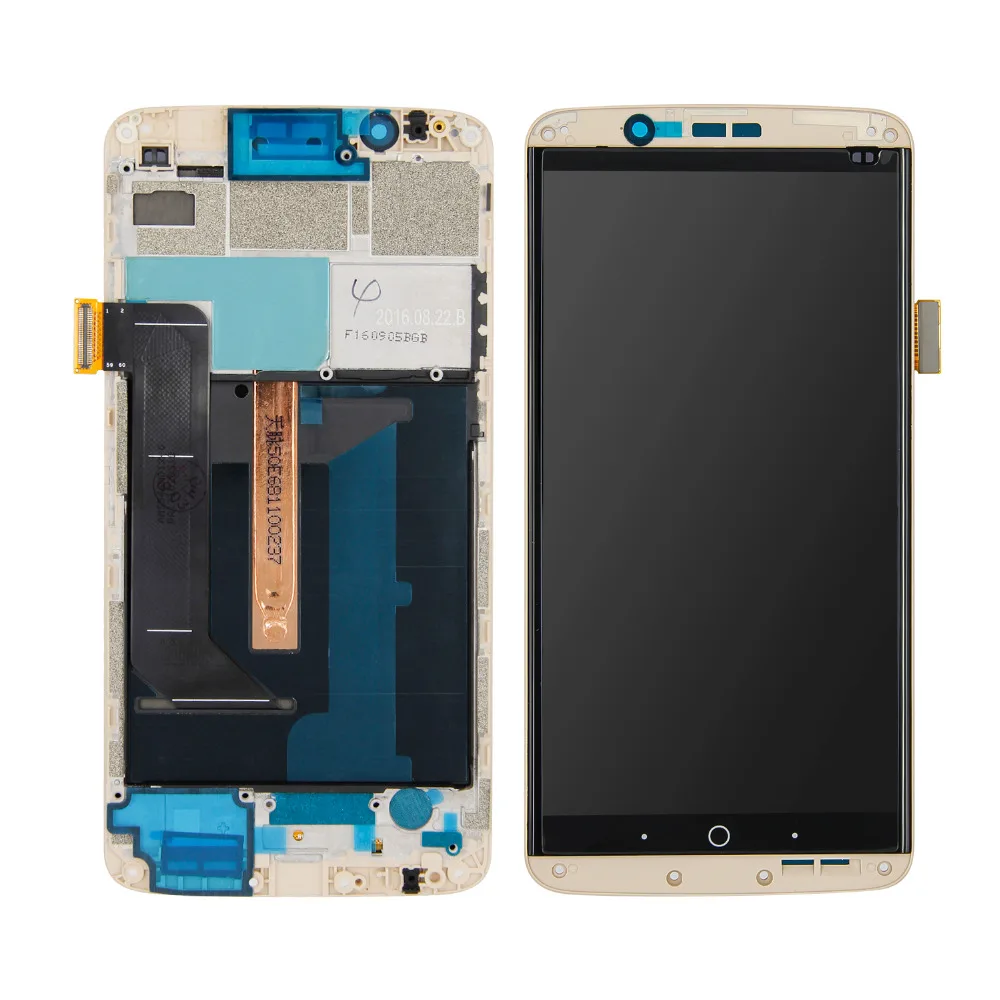 Сенсорный ЖК-дисплей для ZTE Axon 7 A2017 A2017U A2017G дигитайзер сенсорного экрана рамка