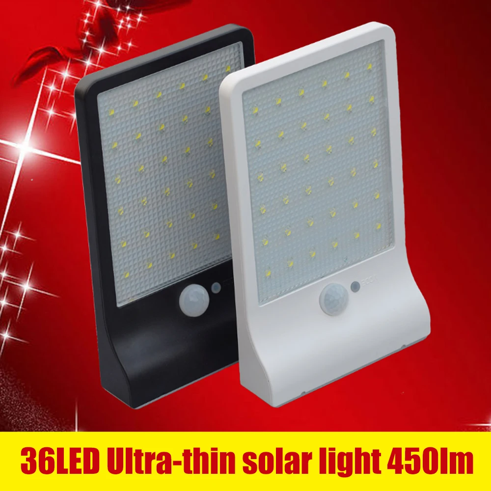 Солнечный СВЕТОДИОДНЫЙ светильник на солнечной батарее супер 450lm яркий PIR датчик