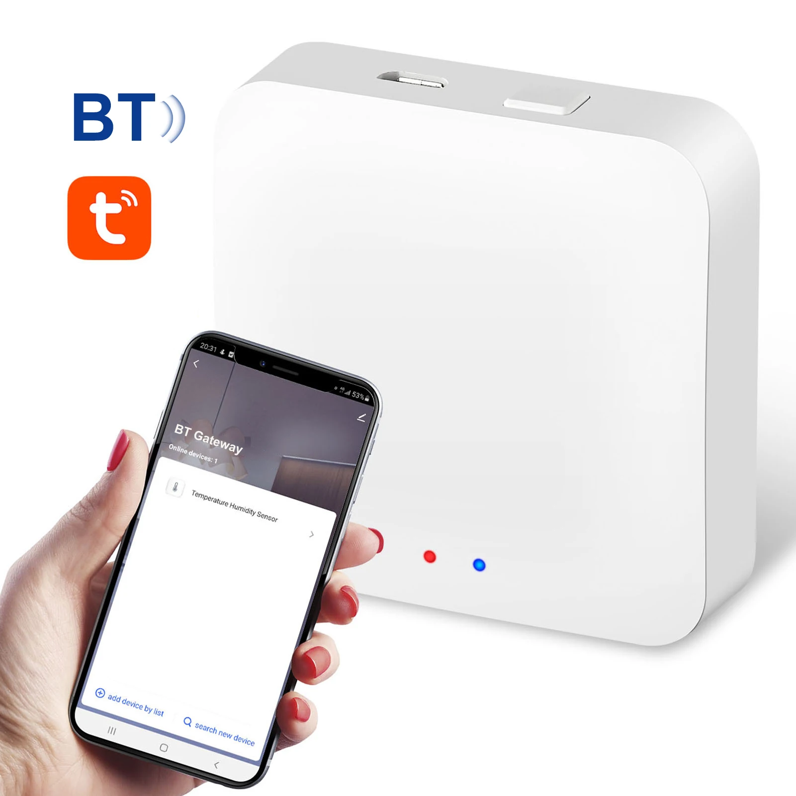 

Smart BT Gateway Wireless Gateway Intelligent Home BT Central Hub APP Remote Control Voice Control Group Control