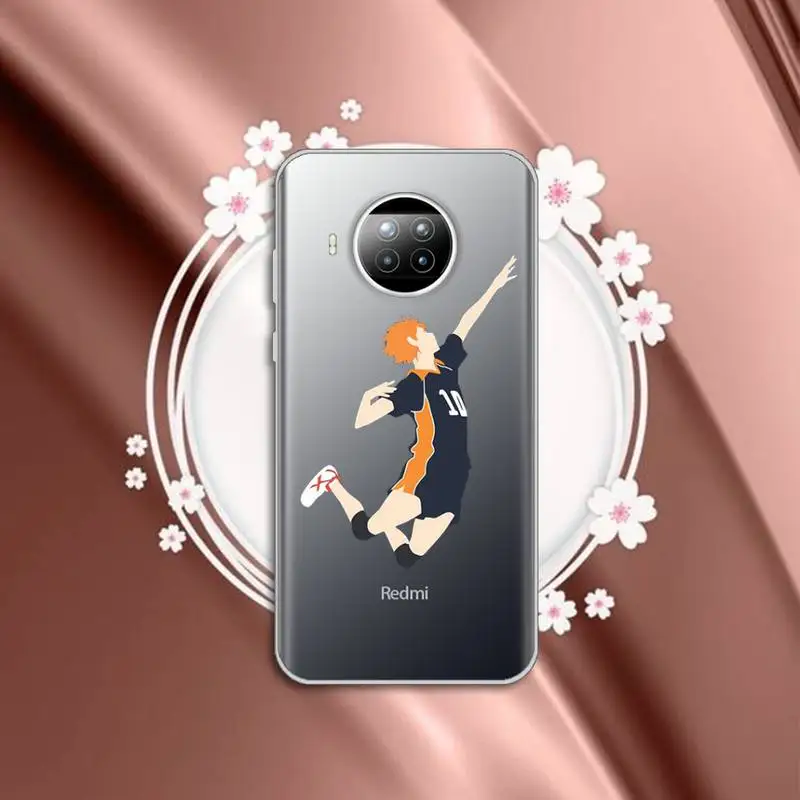 

Haikyuu Phone Case Transparent for Xiaomi mi Redmi note 10 t 8 9 pro lite 11 Samsung S 8 9 10 20 plus ultra
