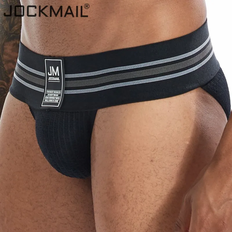 Трусы брифы Jockmail мужские Брендовое нижнее белье пикантные модные трусы джоки