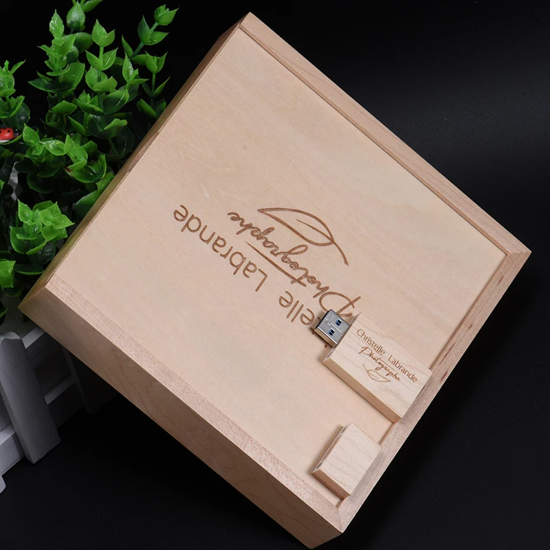 JASTER USB2.0 клен коробка (170*170) флэш-диск грецкий орех ручка диск 128 Гб 4G 8G 16G 32G 64G U