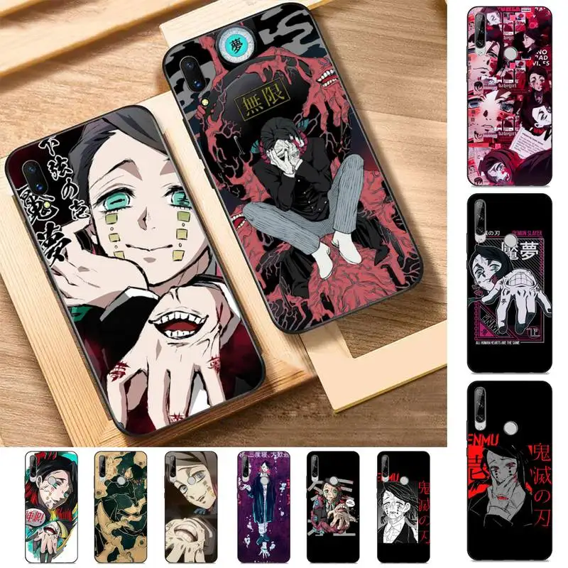 

Enmu Demon Slayer Anime Phone Case for Huawei Y 6 9 7 5 8s prime 2019 2018 enjoy 7 plus