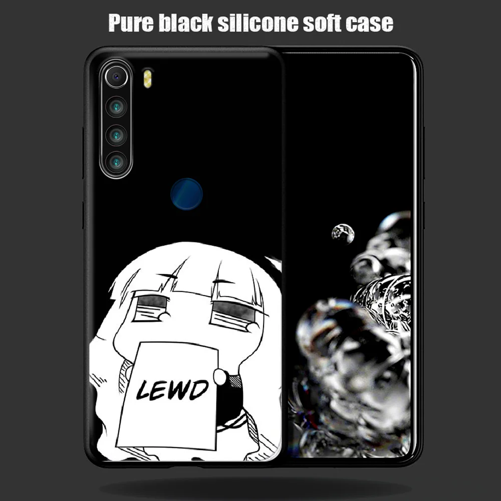 

LEWD Sad Sexy Anime Aesthetic Phone Case Cover Hull For XIAOMI Redmi 7 7A 8 8A 9 9C Note 6 7 8 9 9S K20 Pro K30 black Etui 3D