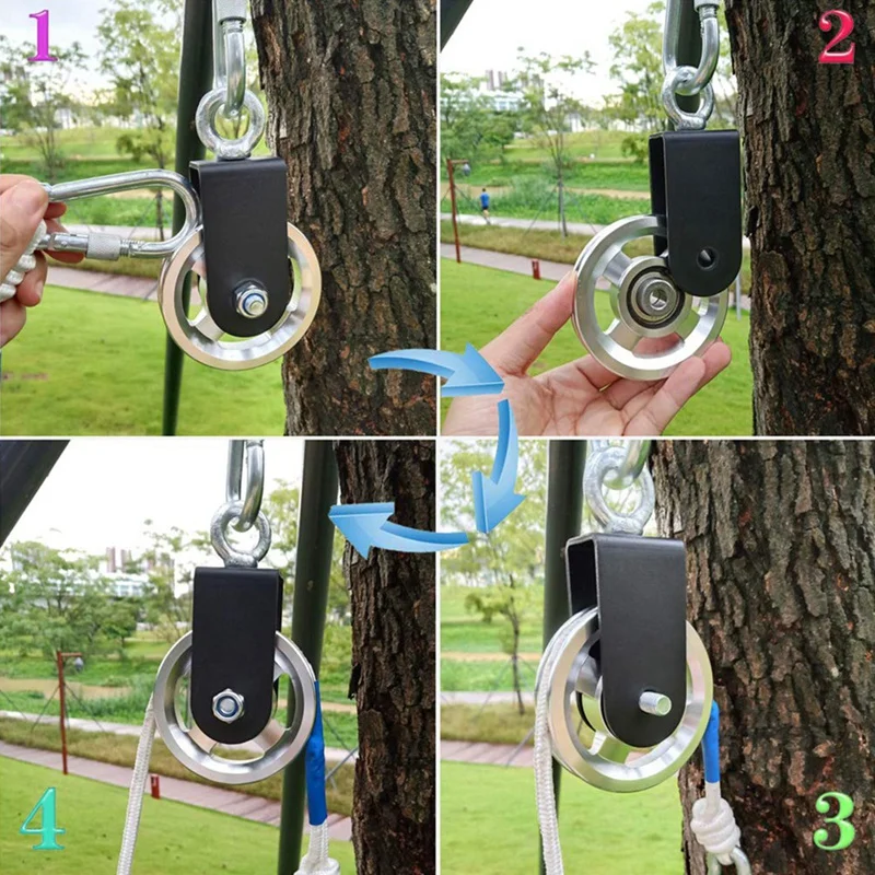 Шкиф со стальным тросом ведущее колесо оборудование для фитнеса шкив кронштейн