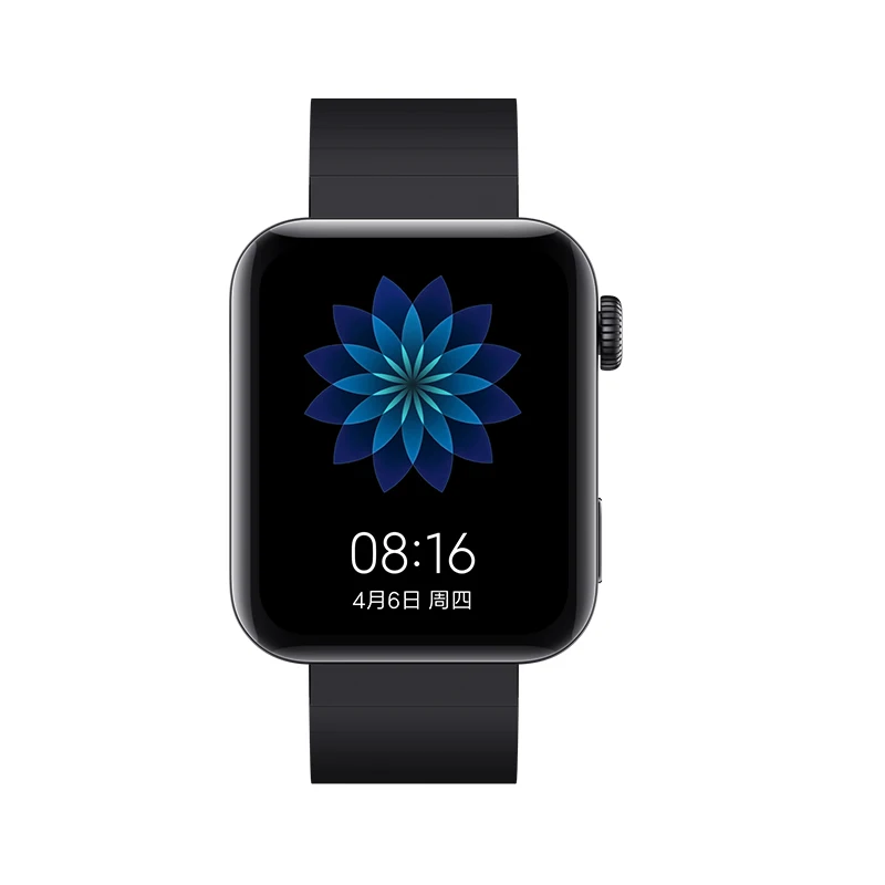 Новые Xiaomi mi часы mi UI Android умные часы Bluetooth 4,2 многофункциональные часы с NFC Wirstband - Цвет: BLACK