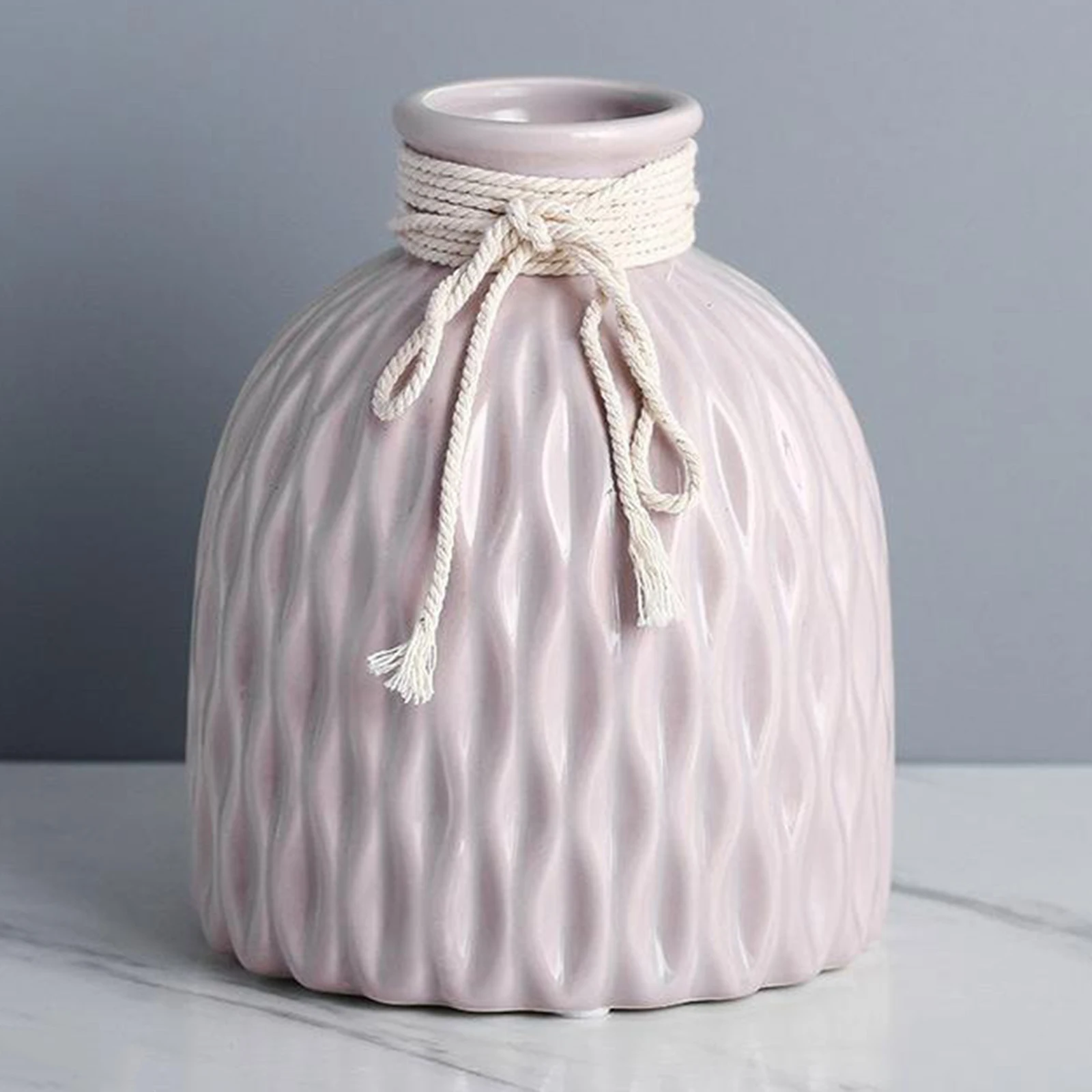 Керамическая ваза для цветов в скандинавском стиле художественный декор