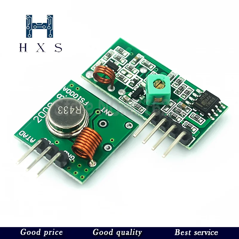 433 мгц радиочастотный передатчик и приемник модуль ссылка комплект для ARM/MCU WL DIY 315