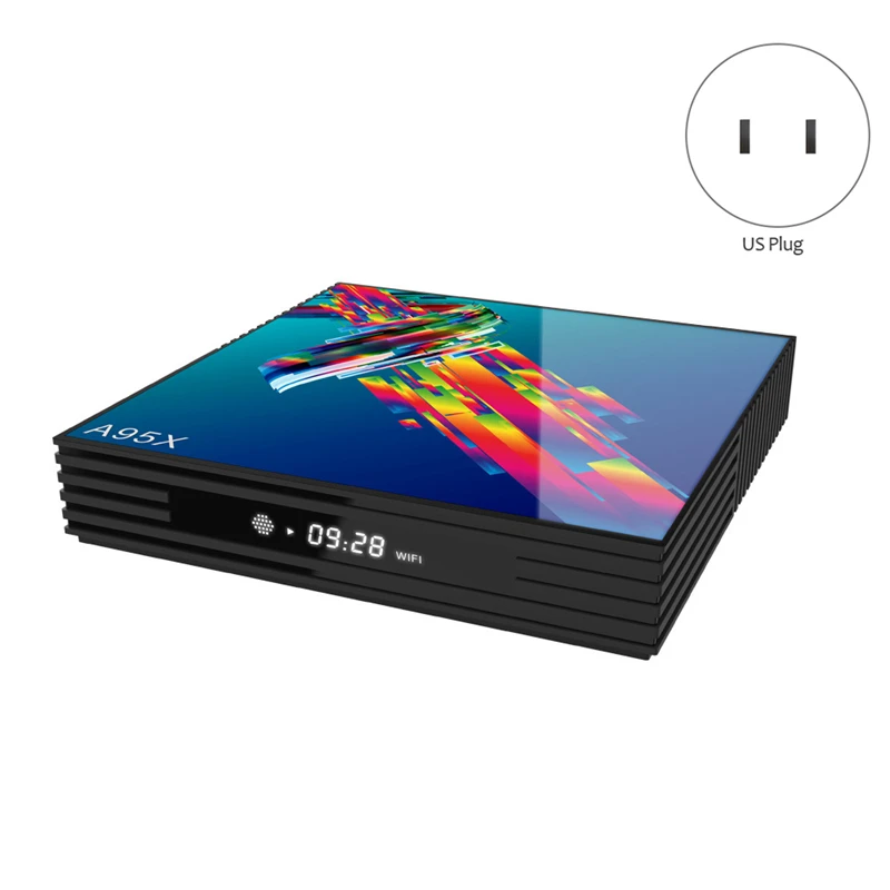 ТВ приставка A95X R3 RK3318 4 Гб + 64 ГБ Android 9 0 умный сетевой плеер HD