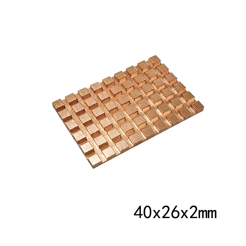 Copper Heatsink Thermally Conductive Adhesive for mSATA NGFF 5030 msata3.0 Solid State Disk SSD Radiator Cooler 40x26x 2/3/4MM | Компьютеры