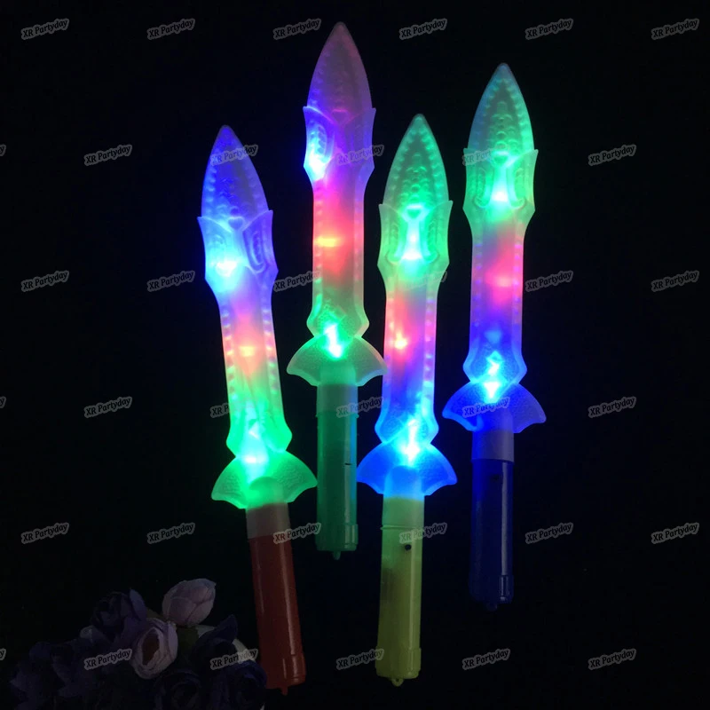 

Moon Star Mace Blinking Flashing Wands Led Plastic For Glow Ax Stick Toys Kids Party Birthday Gift Halloween