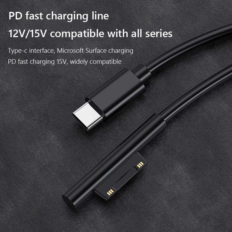 Блок питания USB Type-C для Microsoft Surface Pro 7 3 4 5 6 15V 3A PD | Компьютеры и офис