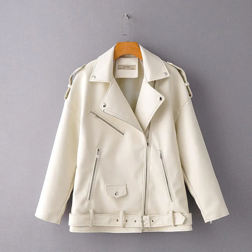 brand motorcycle pu leather jacket women winter and autumn new fashion coat 3 color zipper outerwear jacket new 2020 coat hot free global shipping