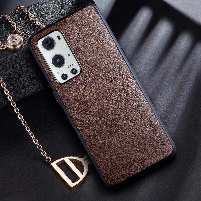 case for oneplus 9 pro 9r 9rt 5g coque with retro business pu leather skin design phone covers for oneplus 9 pro 9rt case capa free global shipping