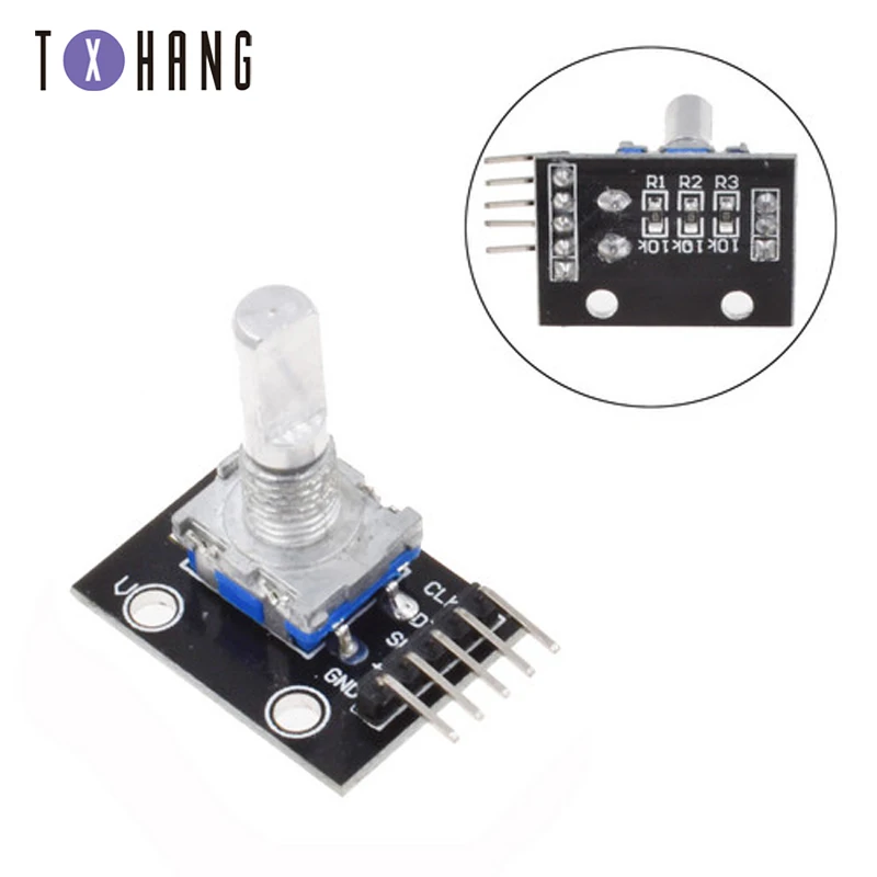 360 градусов Поворотный модуль кодировщика для Arduino датчик кирпича переключатель