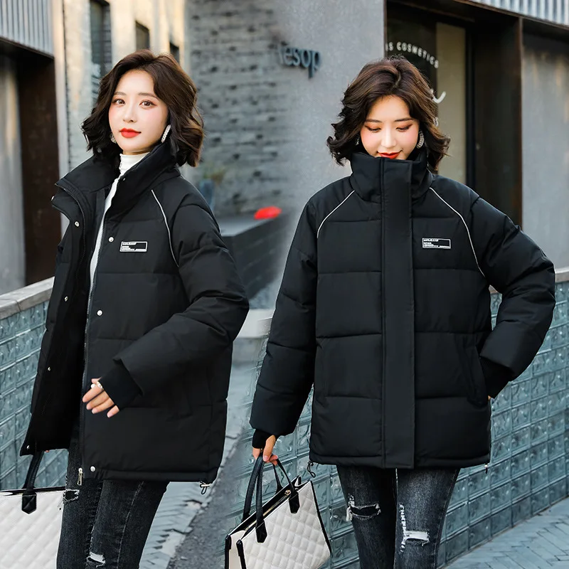 

2021 New Winter Fashion Brand Gloves Short Down Down Padded Jacket Korean Jacket Men And Women The Same Padded Jacket Thickened