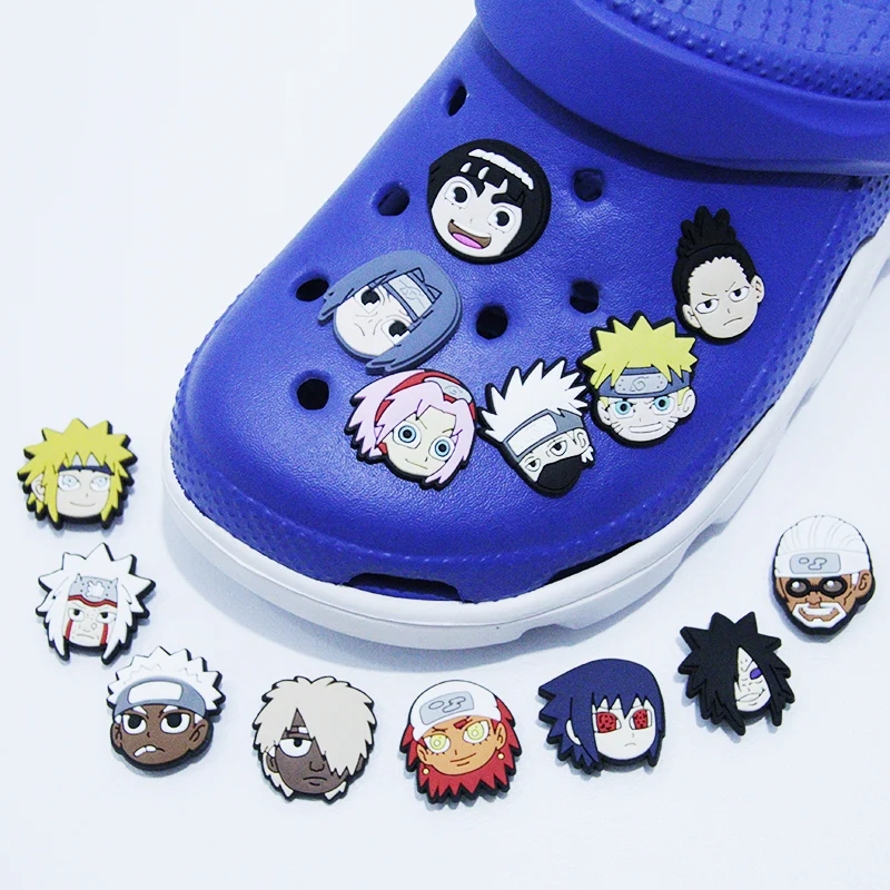 

Single Sale 1 Piece Of Cool Classic Cartoon Anime Shoe Accessories Accessories PVC Crocodile Shoe Accessories