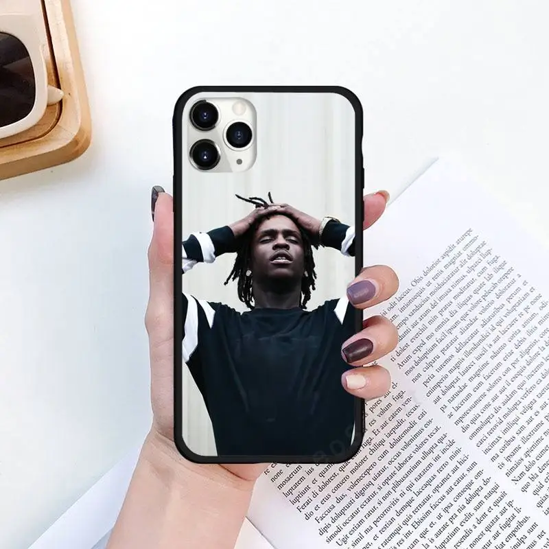 

TOPLBPCS Chief Keef rapper Phone Cases for iPhone 11 12 pro XS MAX 8 7 6 6S Plus X 5S SE 2020 XR Luxury brand shell funda coque