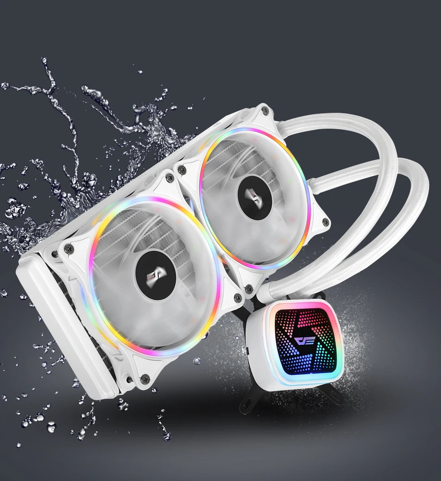 Кулер для водяного охлаждения Darkflash ARGB 120 240 360 pc компьютер rgb вентилятор