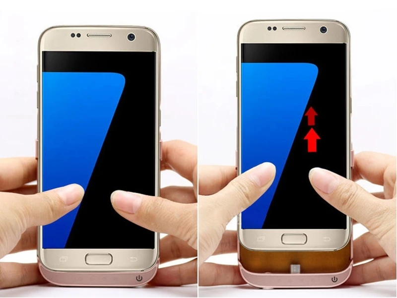 6500 мАч чехол для samsung Galaxy S7 edge G9350 чехол Зарядное устройство для samsung Galaxy s7 G9300 G9308 внешний аккумулятор