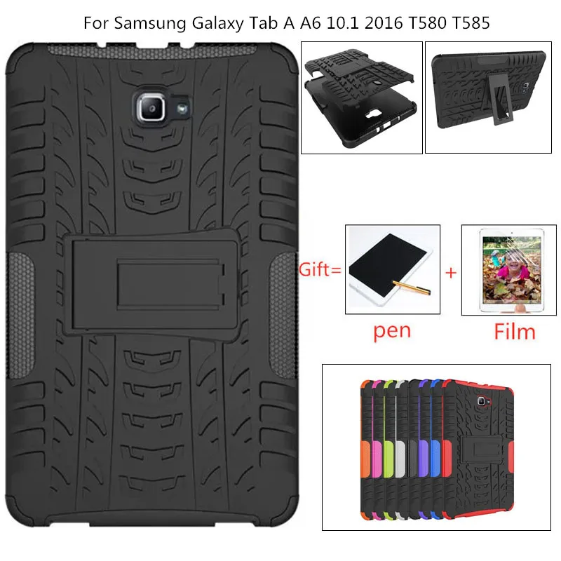 Противоударный чехол подставка для Samsung T580 T500 T510 T720 P200 T290 T590 T560 T280 T220 T225 P610|Чехлы
