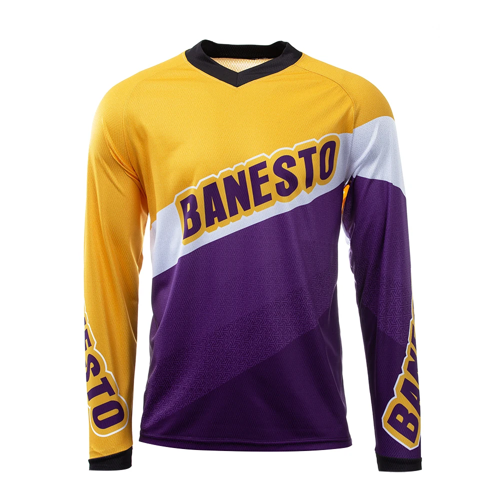 

Banesto 2020 DH Motocross long summer riding motorcycle sleeve downhill Jersey mo jersey