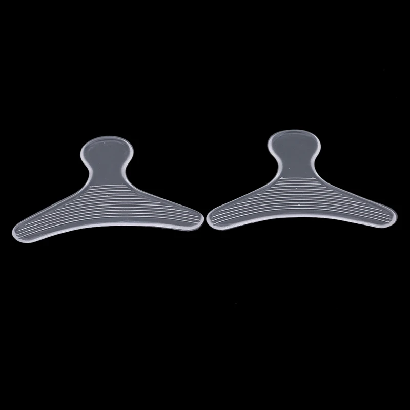 1 пара Прозрачные Невидимые Гелевые Вкладыши для пятки Т образные