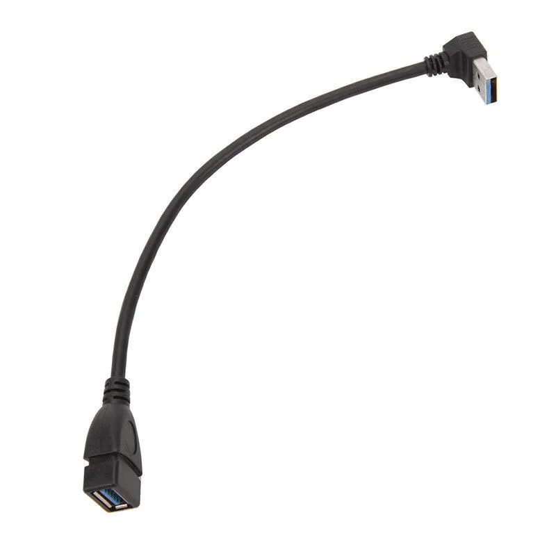 AAAE Top Usb 3 0 угол 90 градусов удлинитель адаптер Папа мама шнур для передачи