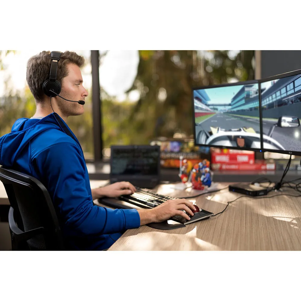 Kensington оригинальный SlimBlade медиа контроль Trackball оптическая USB мышь для ПК или
