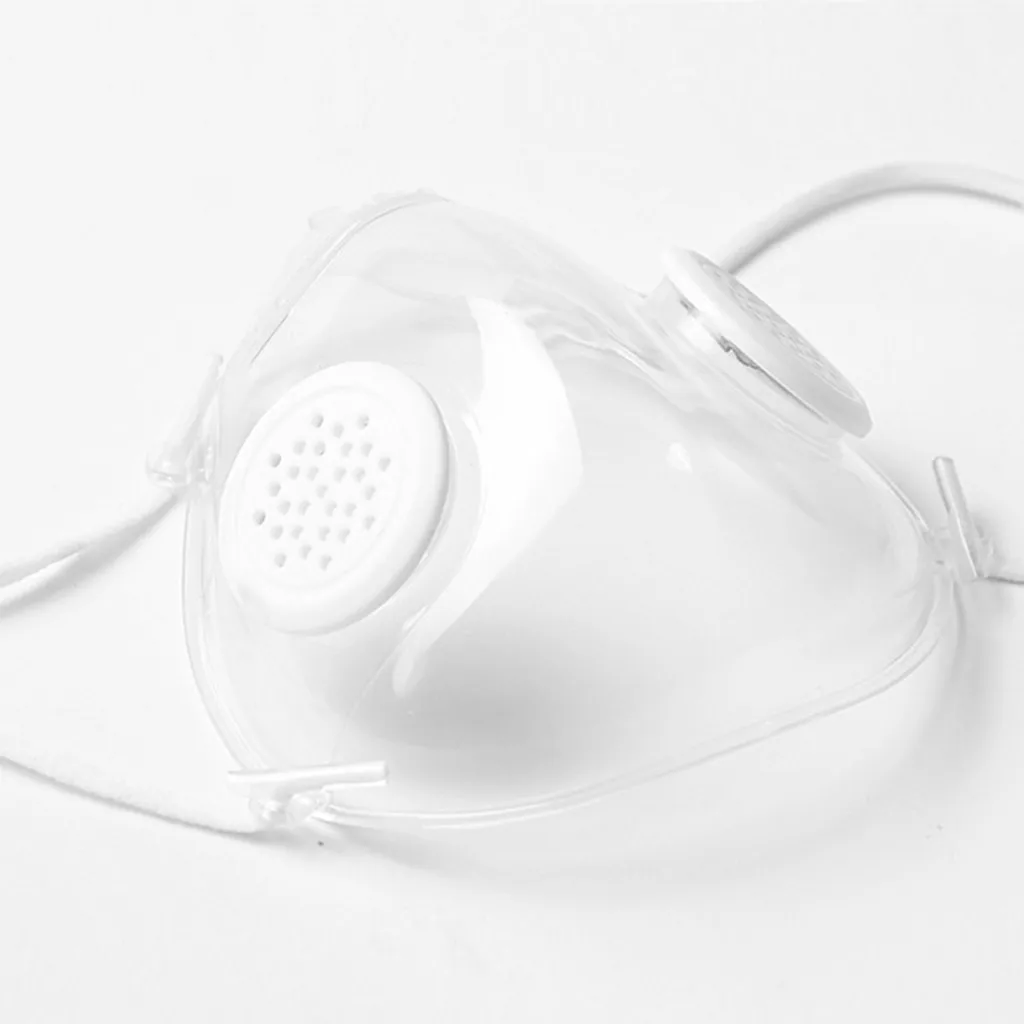 

masque mascarilla Transparent Mask With Valve Visible Expression For The Deaf And Hard Of Hearing Protective Masks Full Cover