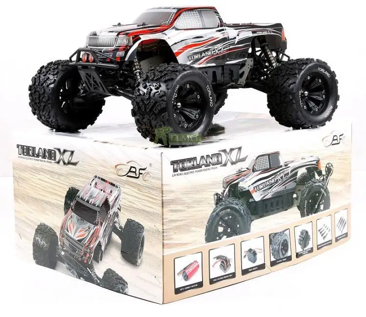 ROFUN TORLAND XL 1/8 4WD 4x4 автомобиль с двойным мотором привод Bigfoot модель автомобиля