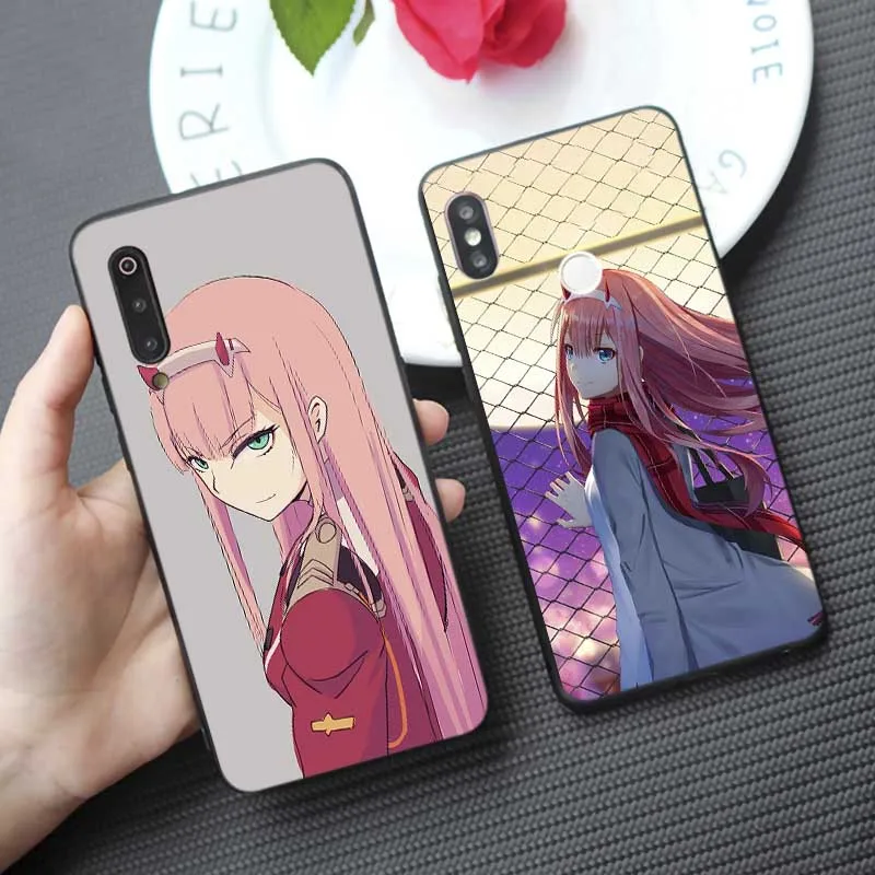 Милый чехол two darling in the franxx для samsung galaxy a50 a70 a30 a40 a20 s8 s9 s10 plus Прозрачный мягкий