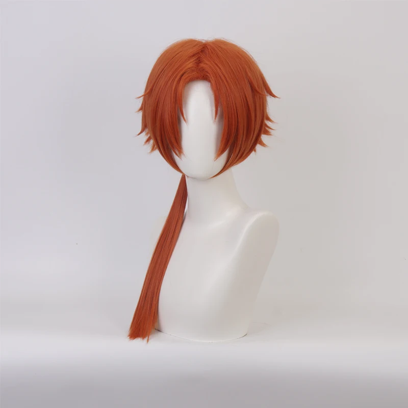Aoi Akane парик для косплея длинные оранжевые синтетические волосы Jibaku Shounen Hanako-kun в