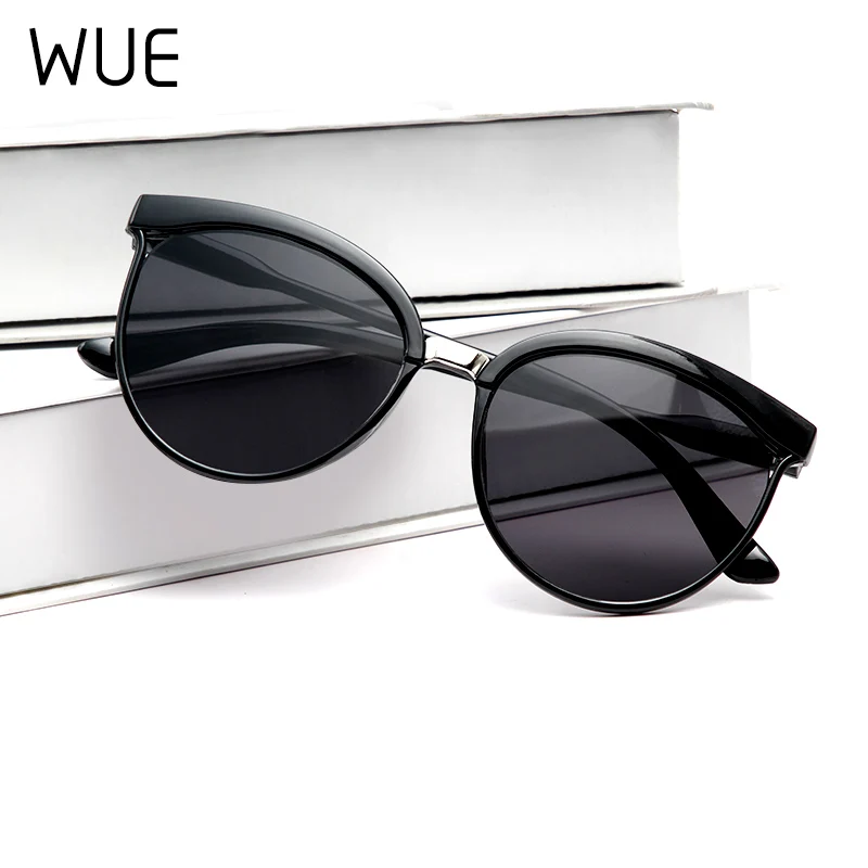 Солнцезащитные очки кошачий глаз женские модные брендовые дизайнерские