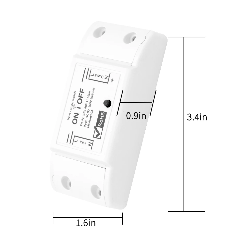 Умный Wifi переключатель беспроводной Таймер света 2 шт./лот Tuya Smart Life APP работает с