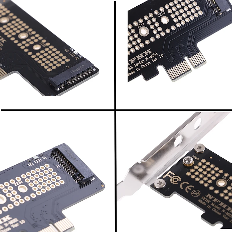 

NVMe PCIe X4 X2 M.2 NGFF SSD To PCIe X1 Converter Card Adapter PCIe X1 To M.2 New Arrival