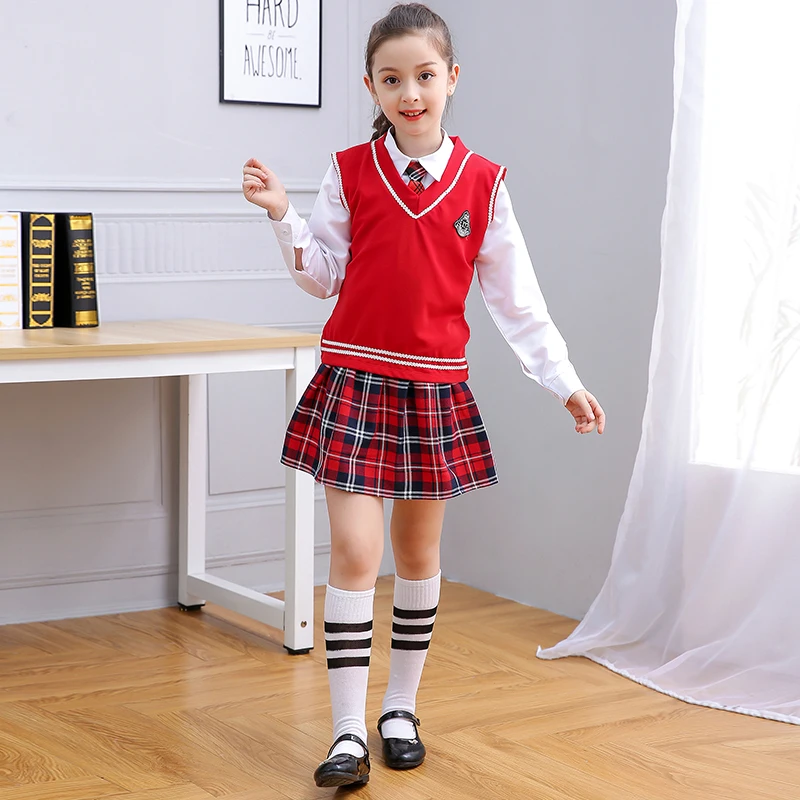 Униформа для мальчиков девочек студентов колледжа хора костюма детей службы