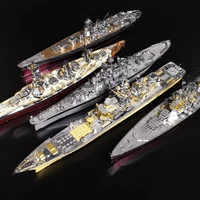 Сборная 3d-модель Петр Великий Бисмарк Нагато, стекло, кунгоу, развивающие игрушки ручной работы, военный корабль