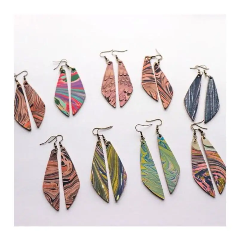 

Листья, серьги, кожевенное ремесло, ручная работа, деревянная резка, Штамп для рукоделия, резак, подвеска, искусственный инструмент, режущая ...