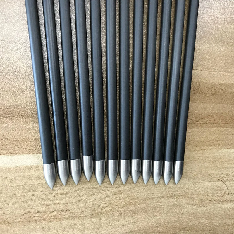 12 шт. в упаковке для стрельбы из лука советы точечного 80/100/120gr ID4.2MM OD5.4 6.2MM