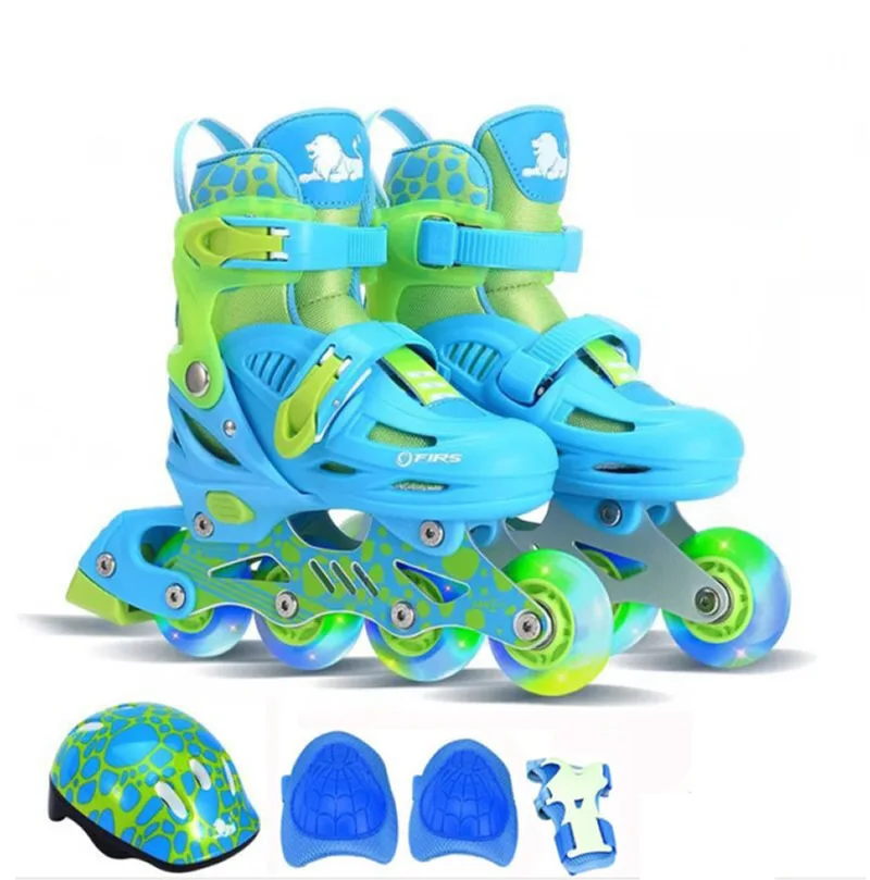 Роликовые коньки 2021 детские роликовые полиуретановые с флэш-колесами кроссовки