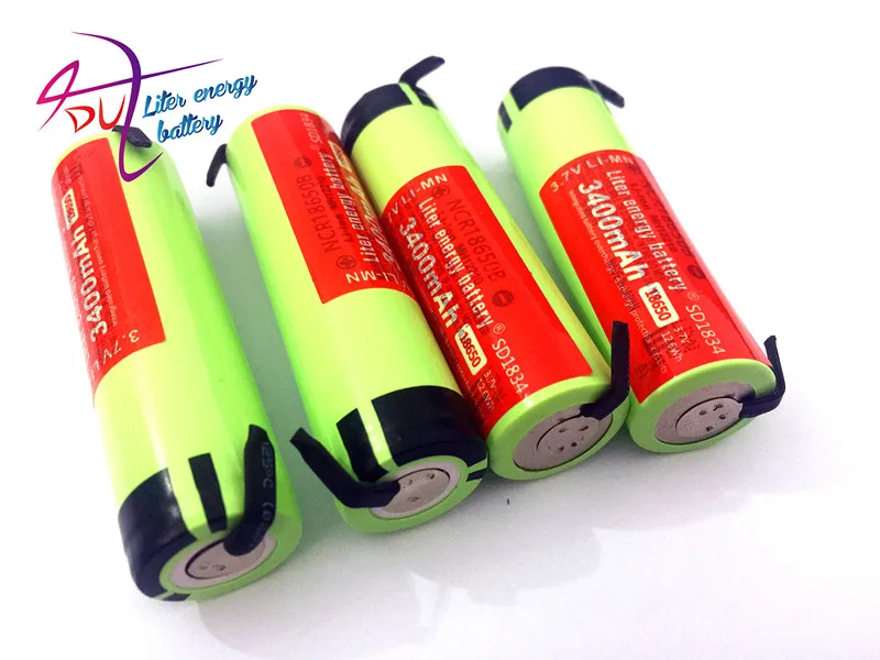 10 шт./лот 100% Новый оригинальный NCR18650 3 7 V 3400MAH литий ионный аккумулятор для