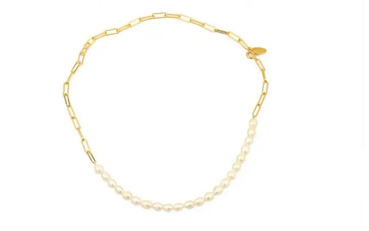 

Lock Chain Necklace With A Padlock Pendants Women Men Punk Jewelry On The Neck 104591