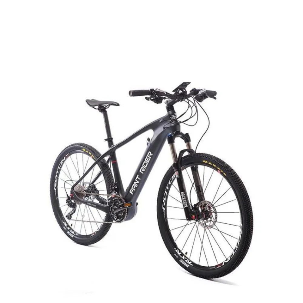 Электрический велосипед из углеродного волокна 27 5 дюймов горный гибрид