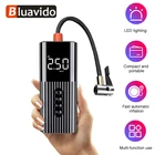Портативный Электрический мини-автомобильный воздушный компрессор Bluavido, воздушный насос для накачивания шин, насос высокого давления воздушный насос для шин