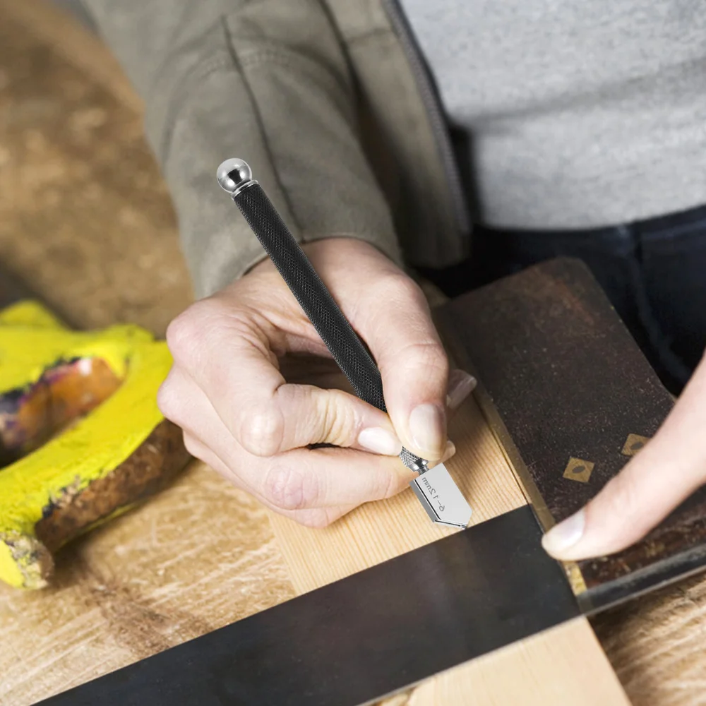 

1 Set/6pcs Pencil Style Glass Cutter Set Glass Cutting Tool Engraving Scriber