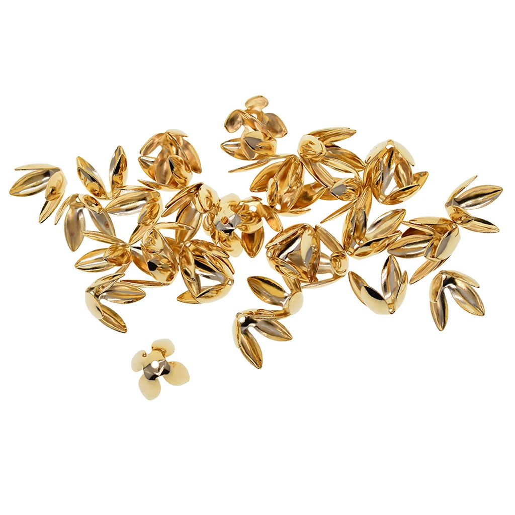 50 шт. шикарные регулируемые шляпы из сплава с цветком лилии бусины ювелирные