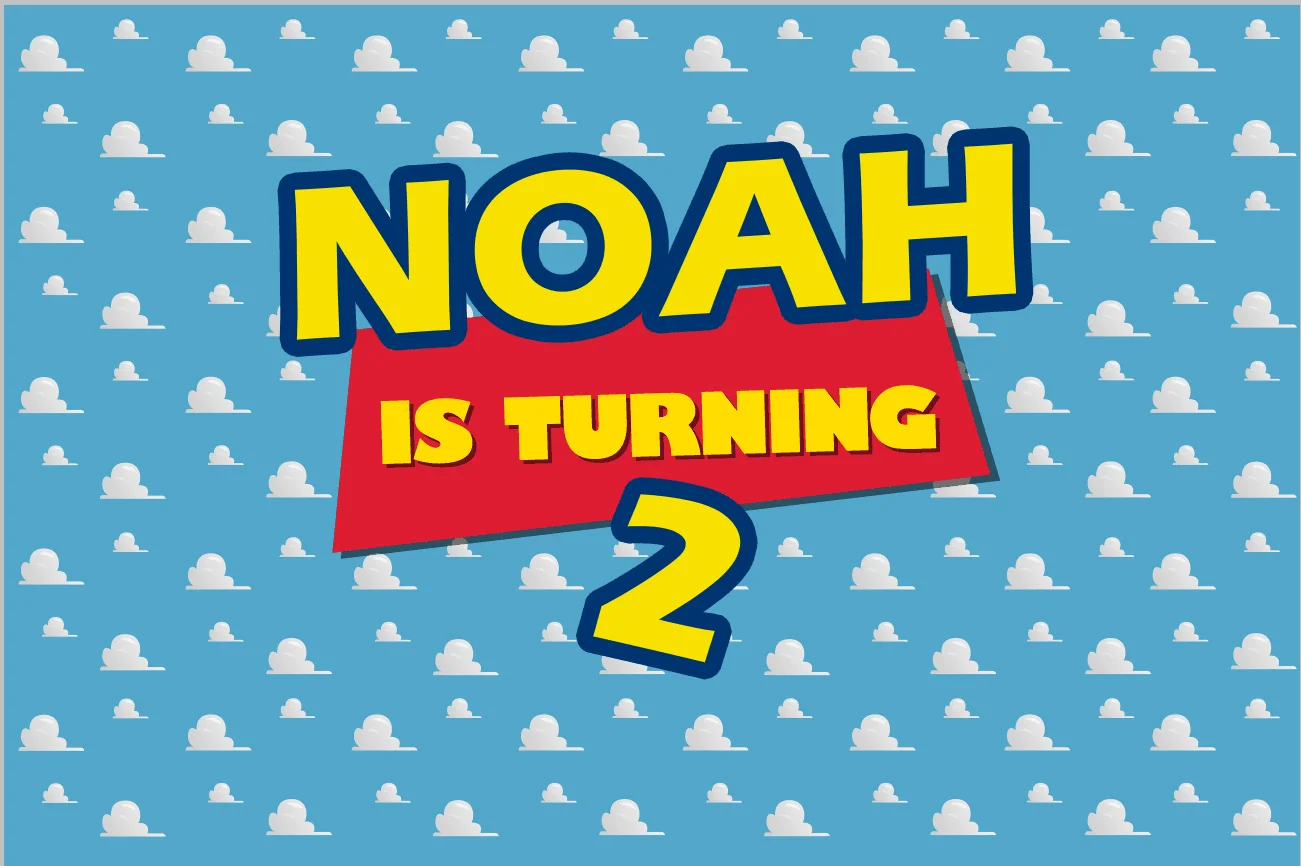 7x5FT История игрушек белые облака голубое небо стены пользовательские фото фоны